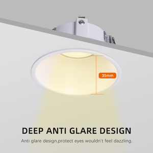 Sâu chống chói Thiết kế phù hợp varietyof nguồn ánh sáng mô-đun thiết kế Trần Vòng Slim LED Đèn Downlight - Product Image 2