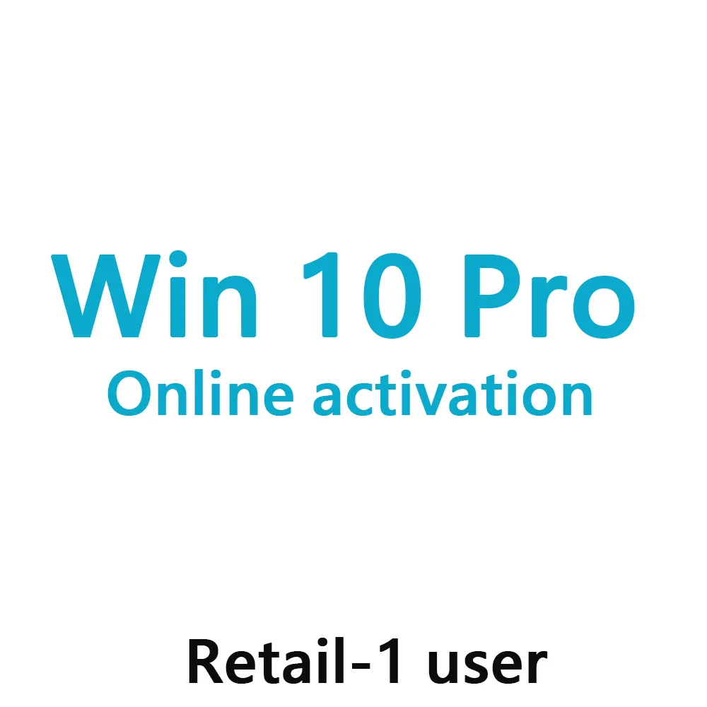 Win 10 Pro Lizenzschlüssel 100 % Online-Aktivierung Win 10 professioneller Einzelhandel Schlüssel 1 Stück wird durch Ali Chat Seite gesendet