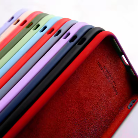 For 15 14 Pro 12 10 14 Pro 13 Cover Case Soft Liquid Silicone Xiaomi Redmi 15C Note 11S 10S 10T 9T 8 8T 7 9A 14C A5 Solid Candy