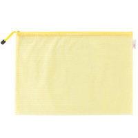 Logotipo personalizado promocional de plástico impermeable con cremallera bolsas de almacenamiento de archivos de documento Carpeta para la Oficina de la escuela