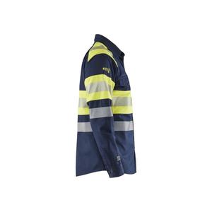 BLAKLADER - 322915178933XS Camisa multinorm Hi-vis Azul marino/Amarillo-EAN 7330509730140 ROPA DE TRABAJO RESISTENTE A LLAMAS - Product Image 4
