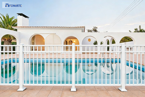 Postes Metálicos de Aluminio Baratos para Cercas de Piscina, Jardín, Escuela, Hotel, Decoración, Tubo Cuadrado Vertical para Exteriores - Product Image 3