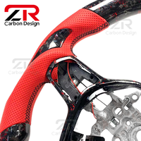 Volant sport personnalisé en fibre de carbone forgée avec LED pour Honda Civic 11e génération SI Acura Integra CRV HR-V Civic EX