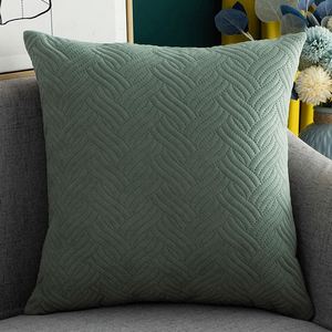 Housse de coussin de canapé de bureau en velours uni simple, vente en gros, fournitures promotionnelles pour fêtes, sans garniture - Product Image 2