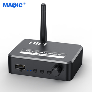 <span class=keywords><strong>Convertidor</strong></span> de Audio Digital a Analógico CE HIFI, BT5.2, Compatible con Disco U, Adaptador de Audio con Cable de Fibra Óptica - Product Image 1