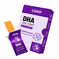 Bandes de film orales à dissolution rapide DHA Oméga 3 OEM ODM pour la nutrition cérébrale, la mémoire et le soutien cognitif – Complément sous marque privée