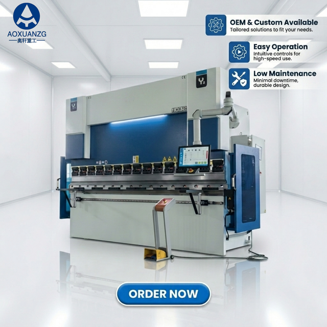 Fast Delivery Automatic 4+1/6+1/8+1 Axis 130T3200 Servo CNC Hydraulic Aluminum Press Brake Machine with AX68T