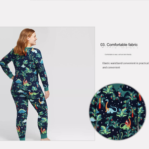 Atacado moletons macios para adultos Crianças e animais de estimação Família Natal Pijama Combinando Família Sleepwear <span class=keywords><strong>Sets</strong></span> - Product Image 6