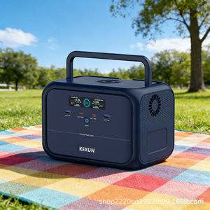 สถานีไฟฟ้าพกพา Kexun 300W พร้อมโครงสร้าง ABS น้ำหนัก 3 กก. ช่องเสียบ Type C สำหรับการตั้งแคมป์กลางแจ้งและการใช้งานในกรณีฉุกเฉิน - Product Image 2