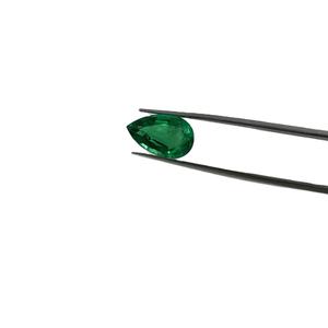 Esmeralda de 3,46 CT de corte de pera zambiana Natural de calidad superior para la fabricación de joyas - Product Image 1