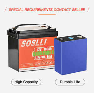 Baterai Solar 12V Lifepo4 Baterai Lithium Slimline 12V 24V 90Ah 100Ah 230Ah 300Ah 500Ah Baterai Lifepo4 12V Baterai Kapal - Product Image 2