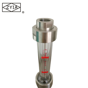 Rotameter Magnetik PVC Baja Tahan Karat LZS, Pengukur Aliran Rentang Luas, Tabung Plastik Pelampung Air Industri, Dapat Disesuaikan OEM - Product Image 4