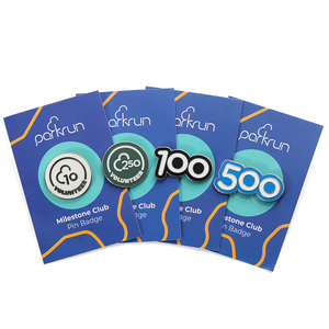 Épinglette en émail personnalisée, conception gratuite, en alliage de zinc, plaquée argent, avec logo et lettres, pour chapeau, avec carte d'emballage - Product Image 4