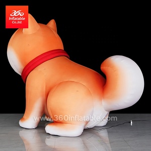Mascotte de bande dessinée conçue sur mesure annonçant des objets gonflables personnalisés grand chien <span class=keywords><strong>gonflable</strong></span> de publicité - Product Image 6