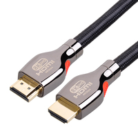Câble HDMI 2.1 Premium 8K 60Hz 48Gbps Coque en alliage de zinc Connecteur plaqué or 4K 120Hz EARC HDR pour TV Moniteur Projecteur PS5