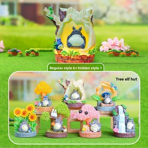 Vente en gros de figurines créatives de <span class=keywords><strong>dessins</strong></span> <span class=keywords><strong>animés</strong></span> mignons, elfes de la forêt, style <span class=keywords><strong>Studio</strong></span> <span class=keywords><strong>Ghibli</strong></span> du Japon, en résine, boule de cristal, boîte mystère, décoration de bureau lumineuse - Product Image 6