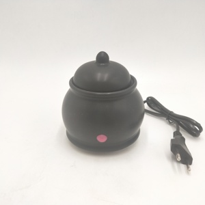 220V <strong>Black</strong> Ceramic Electric Aroma <strong>Wax</strong> <strong>Burner</strong> Eco-friendly Household Decorative Oil Warmer for Aromatherapy <strong>Wax</strong> <strong>Melts</strong> Candle - Product Image 1