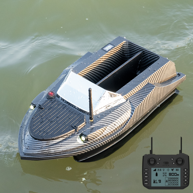 V080 12V Rapid GPS Acoustic Wireless Deeper Fish Finder GPS Single Beam Echo Sounder Bait Boat 180 Mooring Spots RC Bait Vessel