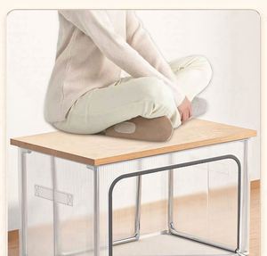 Caja de Almacenamiento Plegable Impermeable para Ropa, Diseño Moderno, Mueble para el Hogar, Dormitorio o Sala de Estar, Transparente y Duradera - Product Image 4