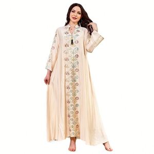 Baju Wanita Timur Tengah, baju wanita payet baru, baju gamis Muslim - Product Image 1