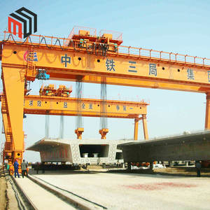 رافعة جسرية متحركة على السكك الحديدية من نوع RMG لبناء السفن والحاويات بسعة 20 طن و40 طن و75 طن و100 طن، رافعة جسرية متحركة على إطارات مطاطية بسعر تنافسي - Product Image 6