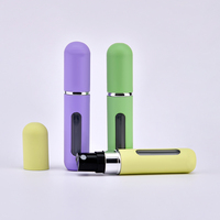 Vente en gros de flacons vaporisateurs de parfum électro-plaqués multicolores de 5 ml, 8 ml, 10 ml, flacons vides pour parfum, huile essentielle, savon pour les mains, emballage