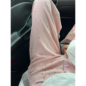 Pantalones <span class=keywords><strong>vaqueros</strong></span> <span class=keywords><strong>de</strong></span> <span class=keywords><strong>mujer</strong></span> al por mayor, <span class=keywords><strong>de</strong></span> cintura alta, holgados, con bordado personalizado y pedrería, casuales <span class=keywords><strong>de</strong></span> verano, <span class=keywords><strong>de</strong></span> pierna ancha y recta, elegantes - Product Image 3