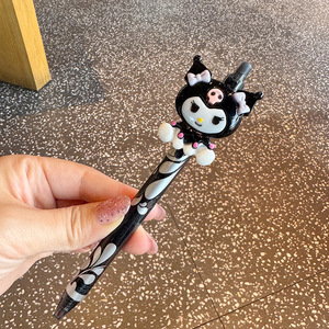 Nuevo Bolígrafo de Clic con Diseño de Animal 3D Estilo Caricatura, Bolígrafo de Punta Redonda de Metal de Secado Rápido, Tinta Negra de 14 cm para Estudiantes que Resuelven Problemas Rápidamente - Product Image 3