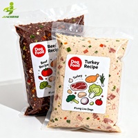 Sachets sous vide personnalisés imprimés haute barrière stérilisables de qualité alimentaire pour aliments frais pour chiens, sachets rétractables pour aliments humides pour animaux de compagnie