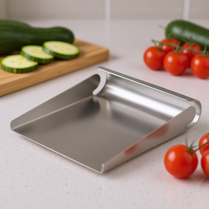 <b>Vegetable</b> Scoop Stainless Steel Flat Design For Kitchen Use - Product Image 3