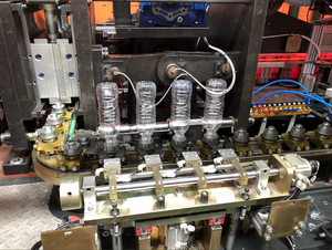 Machine de soufflage de préformes de bouteilles semi-automatique en plastique PET, composants Mitsubishi PLC SMC, faible bruit, écologique, haute productivité - Product Image 3