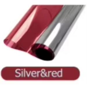 Film de fenêtre PET auto-adhésif noir réfléchissant effet miroir argenté à vision unidirectionnelle pour la protection de la vie privée et le contrôle solaire des bâtiments - Product Image 6