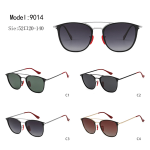 Gafas de Sol Ovaladas de Montura Completa con Lentes Degradados, 100% Protección UV, Unisex, para Adultos, Moda para Exteriores - Product Image 3