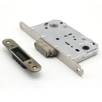 Serrure de porte à mortaise en acier avec loquet magnétique modèle européen 8535