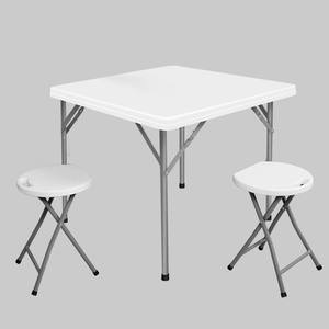 <span class=keywords><strong>Table</strong></span> <span class=keywords><strong>pliante</strong></span> carrée en plastique portable <span class=keywords><strong>de</strong></span> 86 cm pour réceptions extérieures, prix usine abordable - Product Image 2