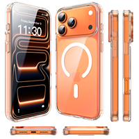 Coque transparente pour iPhone 18 Pro Max avec protection magnétique anti-rayures et antichoc, protection de l'appareil photo, vente en gros