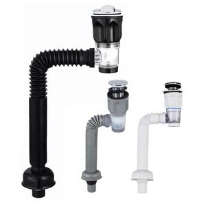 Fabricant Usine Vente au détail Prix bon marché Fourniture PVC Flexible Anti-odeur P Piège à eau Tuyau de drainage Pop-Up Bolt Lavage Évier Drain - Product Image 1