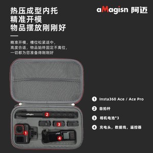 กระเป๋ากล้อง aMagisn ขนาด 7 นิ้ว แบบซิป พกพาสะดวก สำหรับกล้องแอคชั่น - Product Image 5