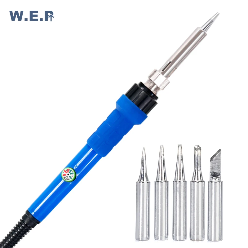 Soldering Iron WEP-947-II 60W Adjustable Temperature Solder Rework Machine Welding Repair Tools Kit Set Circuit Board Electric Soldering Iron