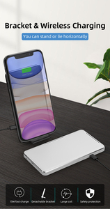 JustLink Fast Wireless <strong>Charger</strong> Stand 15W Fast Charging Super Slim Design Type-C Port With Light Indicator Portable for <strong>IPhone</strong> - Product Image 2