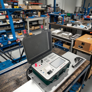 Testeur de résistance d'enroulement de transformateur <span class=keywords><strong>DCR</strong></span> 10A de haute qualité 220V testeur de résistance cc avec résolution 0.1 ISO CE pour - Product Image 1