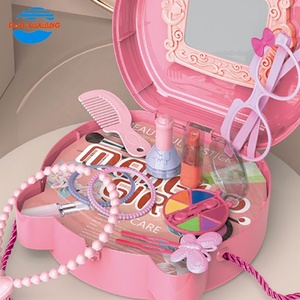 Juego de Juguetes de <span class=keywords><strong>Maquillaje</strong></span> de Moda 2 en 1, Bolso de Hombro, Maleta, Juguetes de Imitación, Juego de <span class=keywords><strong>Maquillaje</strong></span> de Princesa, Juego de Juguetes de <span class=keywords><strong>Maquillaje</strong></span> para Niños - Product Image 3