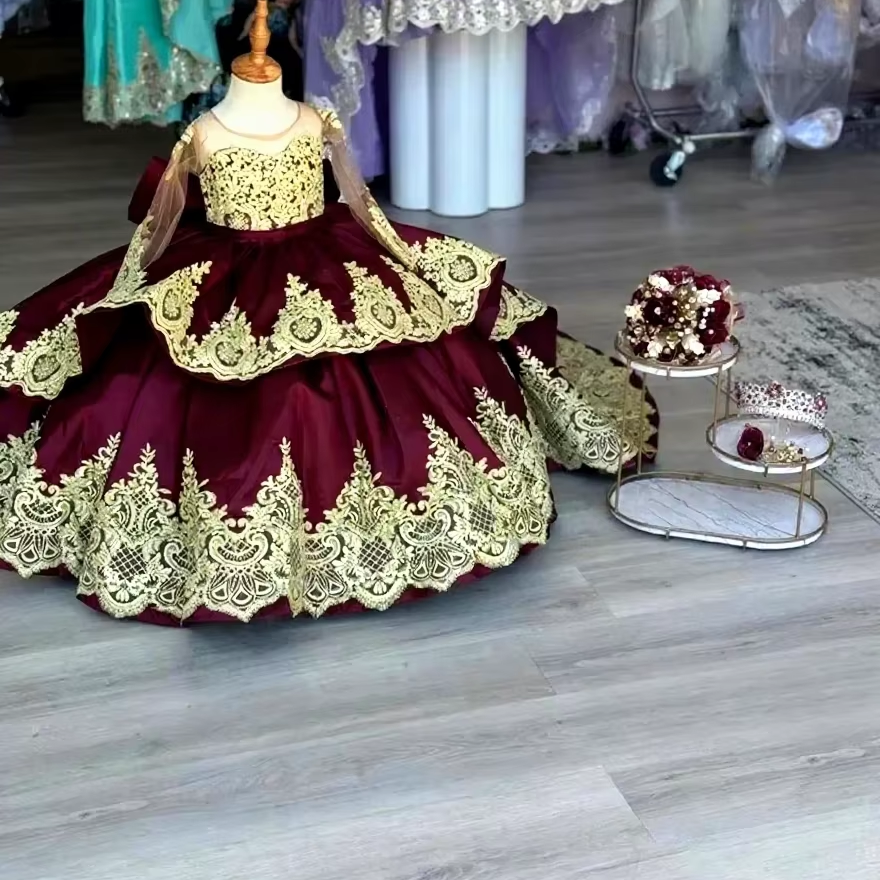 slim fit dress slacks Romantic Deep V Neck Flying sleeve Tulle Bridesmaid Dresses with Gold main image 0