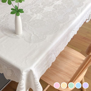 Offre Spéciale personnalisé hôtel salle à manger élégant Rectangle dentelle <span class=keywords><strong>nappe</strong></span> mariage nappes bon marché pour la fête <span class=keywords><strong>de</strong></span> mariage - Product Image 4