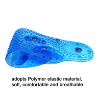 Semelles de massage magnétiques en PVC à nœuds surélevés, lavables, pour hommes et femmes.