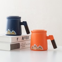 Ensemble cadeau de luxe personnalisable pour entreprises, comprenant tasse en céramique, carnet et stylo, imprimé UV, emballé en boîte, marque HLF, ensembles MOQ, direct usine