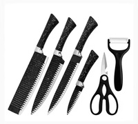 Stainless Steel <strong>Kitchen</strong> Implements <strong>Knife</strong> <strong>Set</strong> PP Handle Non-Stick Coating Customized Elegant <strong>Best</strong> <strong>Selling</strong> Durable