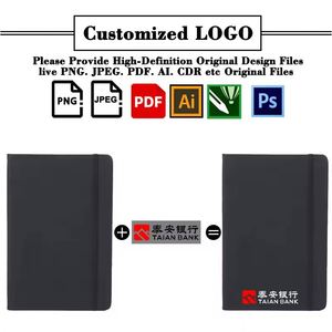 Custom <b>A5</b> Pu Leather Notebook Teal with Pen Holder and Elastic Closure - Product Image 3