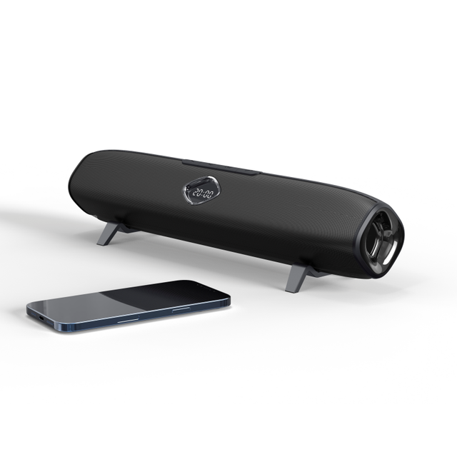 Multifunctional Wireless Subwoofer Portable Indoor Clock Bluetooth Bass Party Speaker