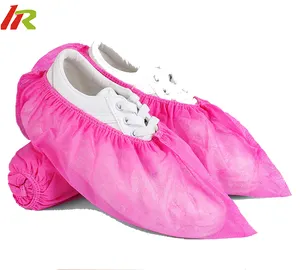 Одноразовые Чехлы для обуви, Защитные чехлы для обуви, нетканые чехлы для обуви, розовый